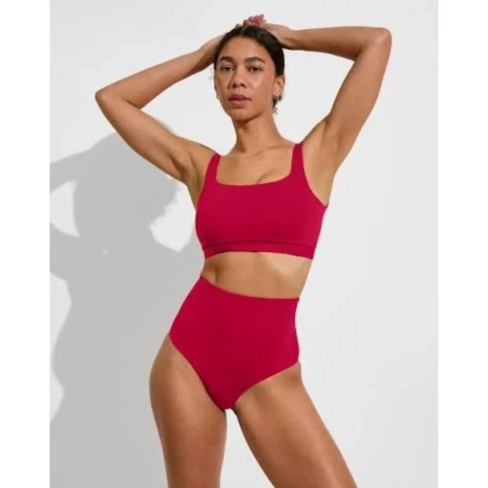 Left On Friday Hi Tide Bottom Pepper Cerise Large New With Tags